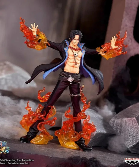 Banpresto One Piece DXF Portgas D. Ace 18cm Anime Figure Collectible
