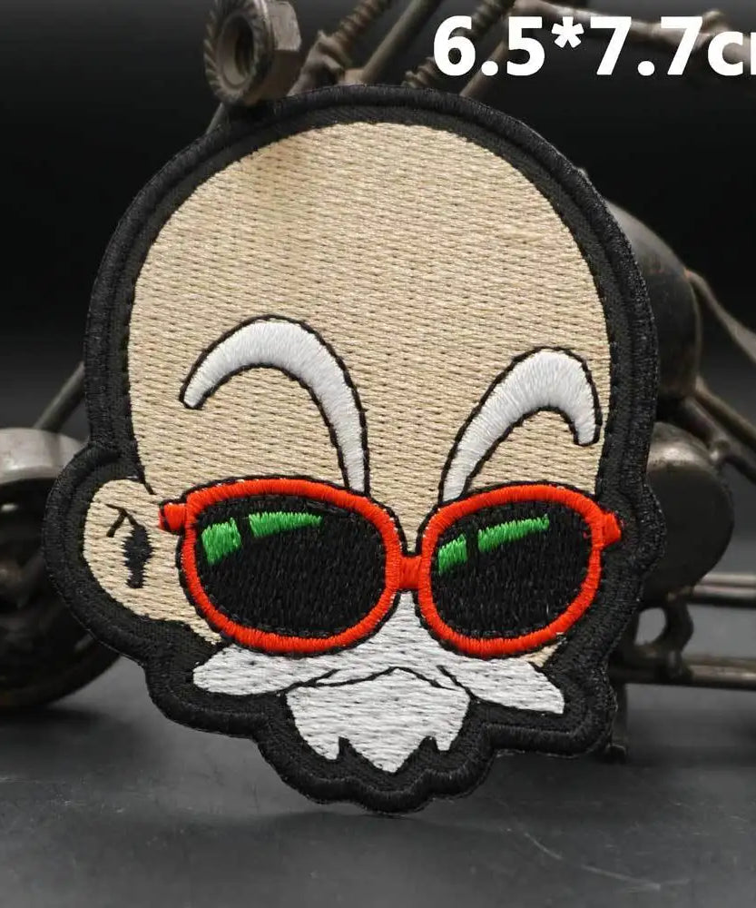 Dragon Ball Animation Peripherals Creative Kawaii Son Goku Vegeta Majin Buu Clothes Patches Embroidered Velcro Badges