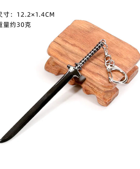 Cool Anime Black Rock Shooter Scythe Bag Parts, Death God Sickle Shape Zinc Alloy Bag Parts