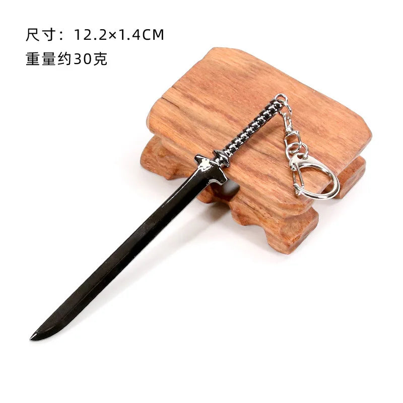 Cool Anime Black Rock Shooter Scythe Bag Parts, Death God Sickle Shape Zinc Alloy Bag Parts