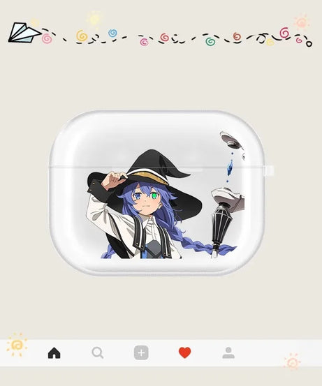 Anime Mushoku Tensei Jobless Reincarnation CuteCase For Apple AirpodsPro Headphone Shockproof Air Pods4 Pro 1/2/3Earphone Cover