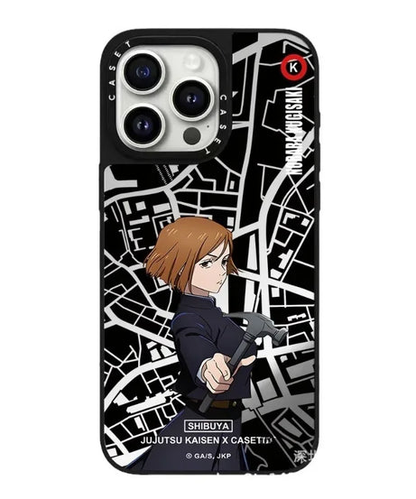 Jujutsu Kaisen Mirror Phone Case – Anti-Fall Anime iPhone 16 Pro Max