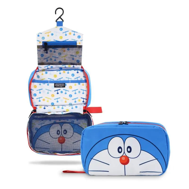 Doraemon Portable Travel Wash Bag – Cute Hanging Makeup & Toiletry Organizer