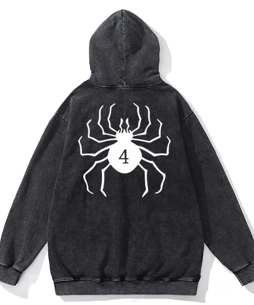 Berserk Animation Print Spring and Autumn New Washed Jumper Men's Sports Loose Casual Hip Hop Plus Size Sweater Top