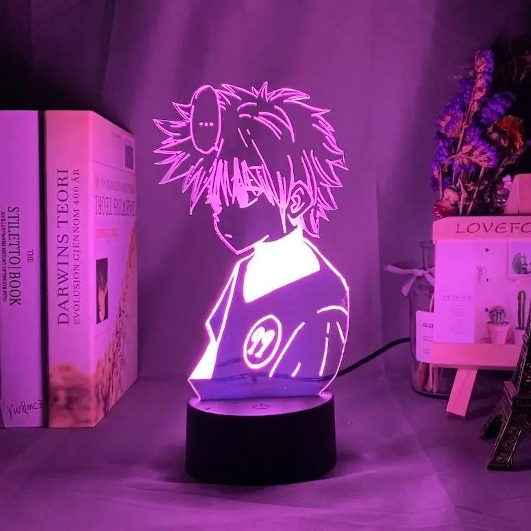HUNTER Night Light Anime Peripherals Personality Creativity Killua Sissoe Table Lamp Desktop Decoration Bedroom holiday gift