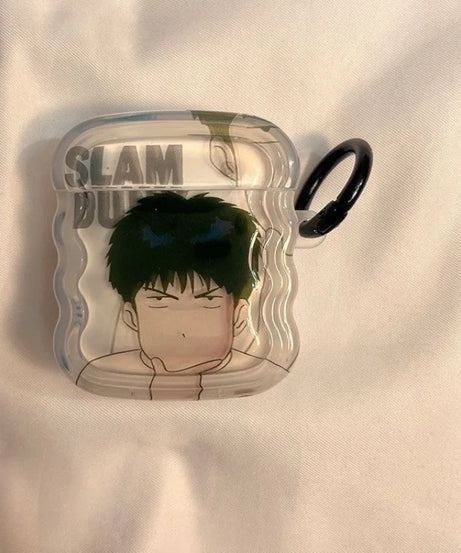 Slam Dunk AirPods Pro Case – Sakuragi & Rukawa Anime Protective Cover