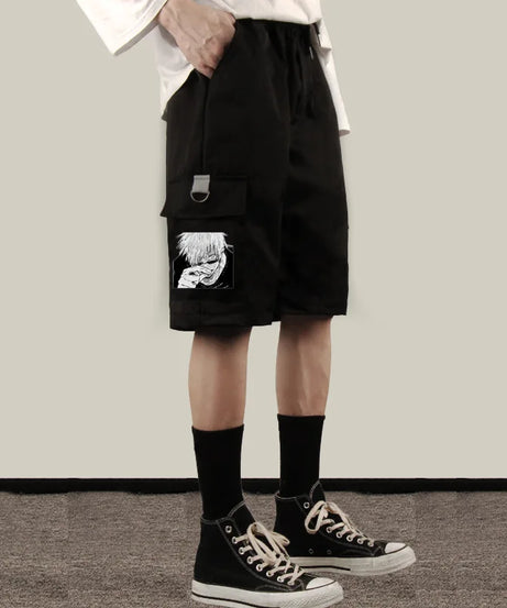 Jujutsu Kaisen Five Strips of Wushu Shorts Anime peripherals Character Beach Pants Casual Daily Sports Overalls Fan Gift