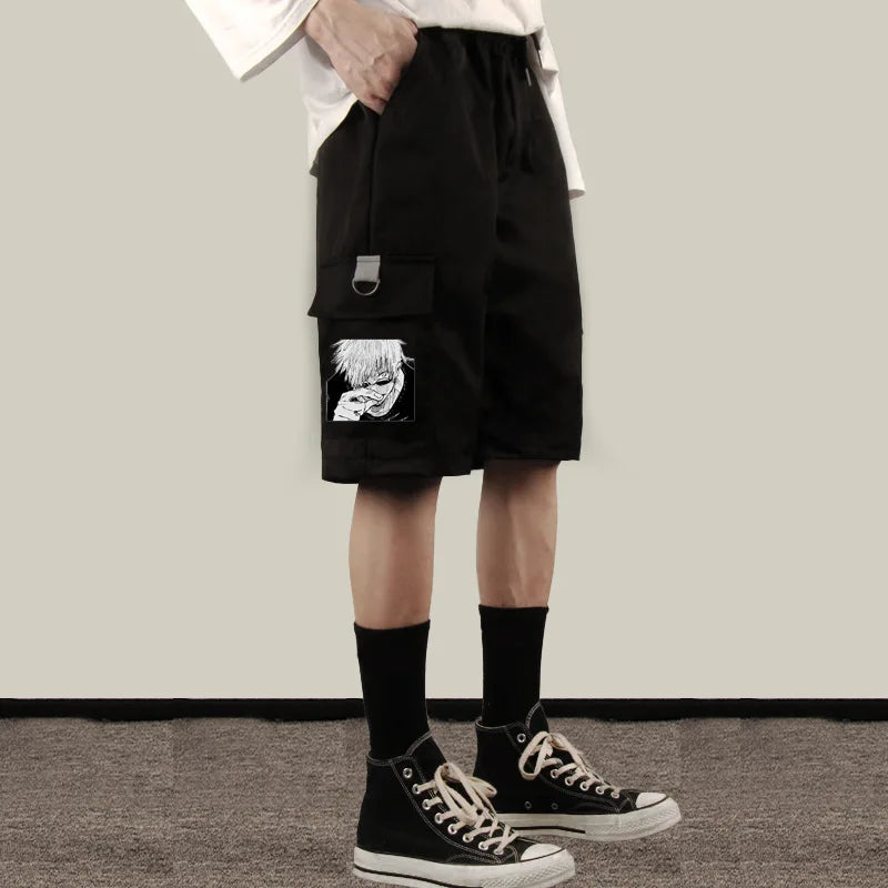 Jujutsu Kaisen Five Strips of Wushu Shorts Anime peripherals Character Beach Pants Casual Daily Sports Overalls Fan Gift
