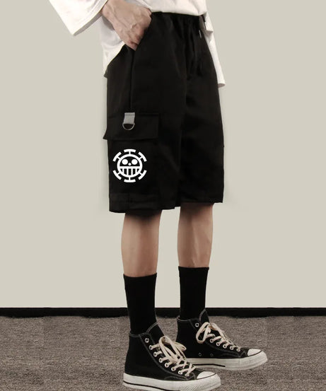 ONE PIECE Chopper White Beard Tooling Shorts Sweatpants Anime Two-dimensional Trend Five-point Casual Pants for Men and Women