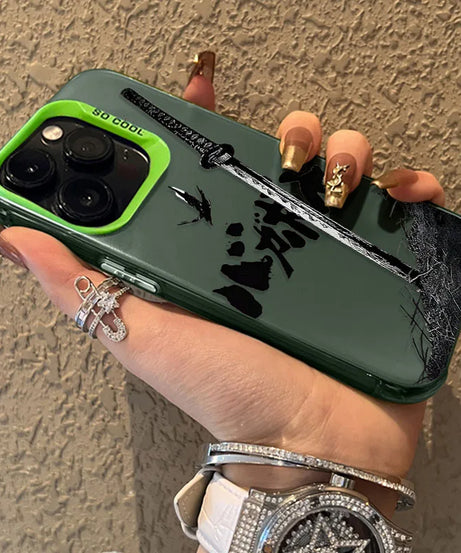 Comics Vagabond Samurai Case for iPhone SE4 16E 16 15 14 13 12 11 Pro Max XS X XR Plus 8 7 SE Plating Matte Cover