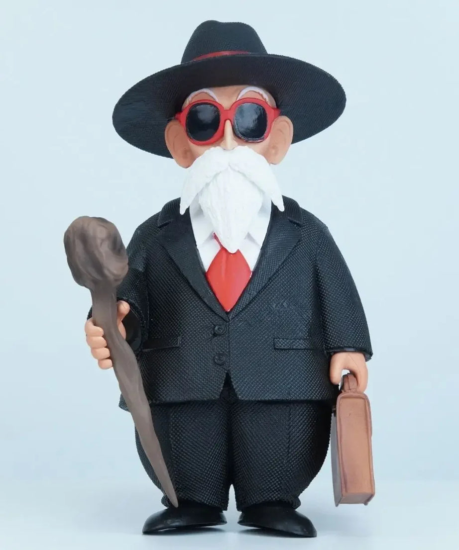 16cm Dragon Ball Master Roshi Western-Style Clothes Standing Anime Figure PVC Statue Collection Desktop Ornament Kids
