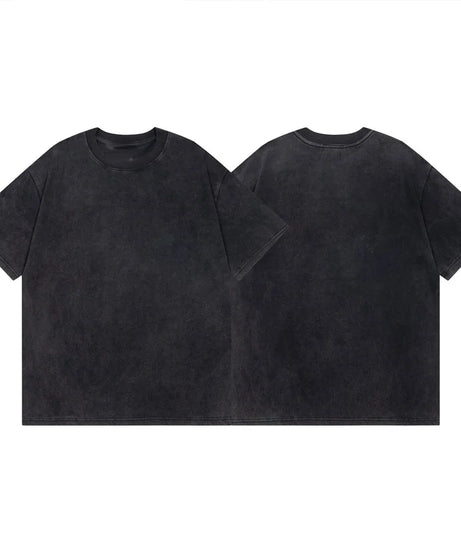 One Piece Anime Print Washed T-shirt Men Hip Hop Streetwear Oversized Women Short Sleeved Graphic Tee Summer Harajuku Casual Top