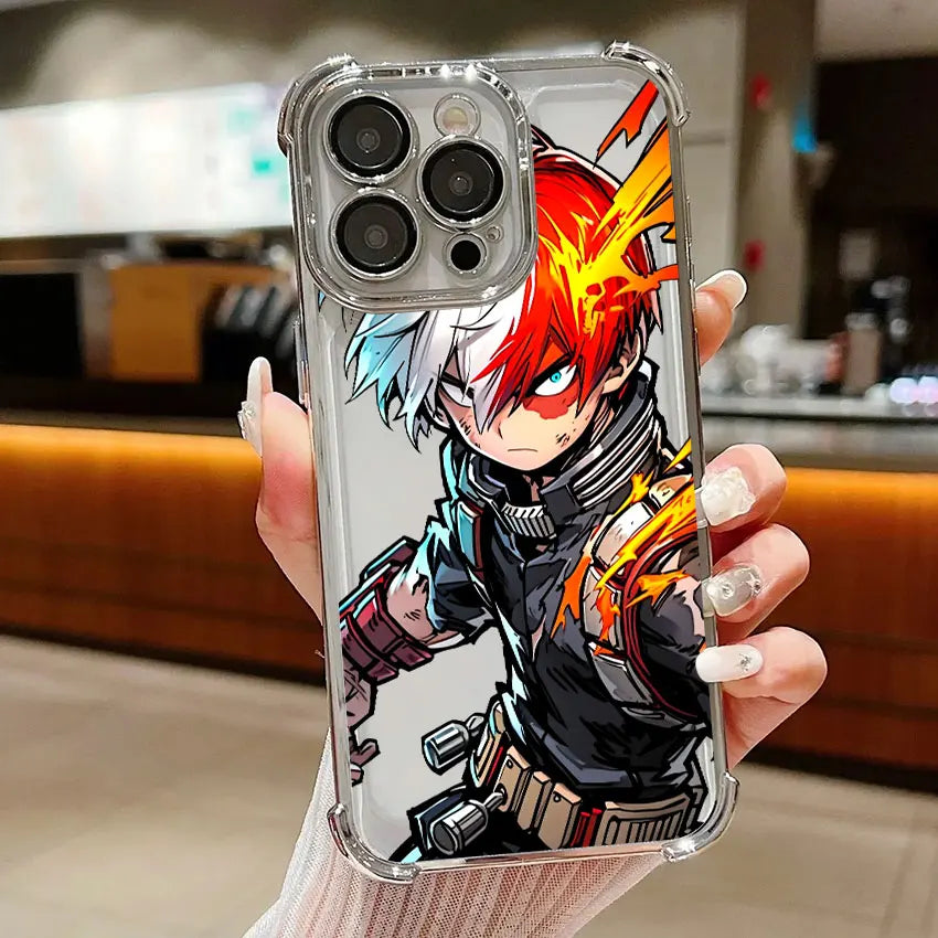 Deku Bakugo Anime Case For Samsung Galaxy A56 A55 A54 A52 A53 5G A36 A34 A35 A33 A50 A73 A26 A25 A16 A06 Clear Soft Phone Cover