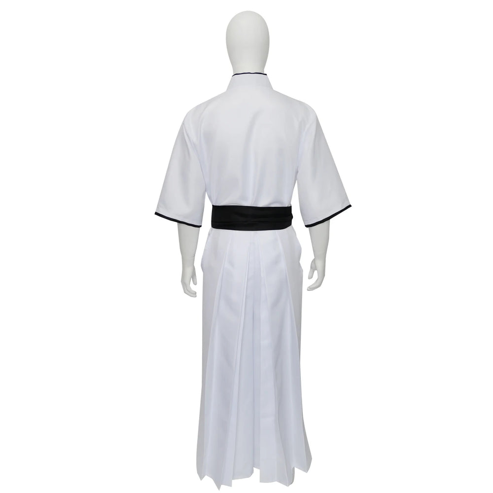 Bleach Hollow Ichigo Cosplay Costume — White Shinigami Kimono 4