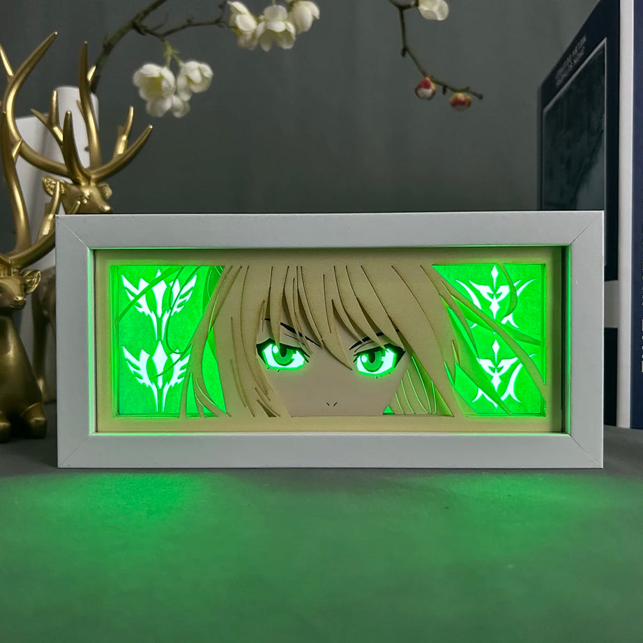 Anime Fate Light Box Stay Night Saber Face