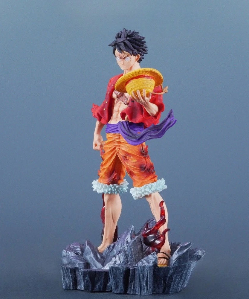 24cm/9.45in Anime ONE PIECE Figure Monkey D Luffy Action Figures Pvc Statue Desktop Ornamen Collection Model Toys Gifts