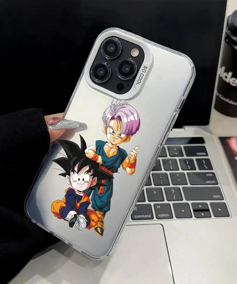 Phone Case for iPhone 14 15 16 Plus 17 Air 16e 11 12 13 Pro Max Shell Dragon Ball Vegeta Goku Dragons