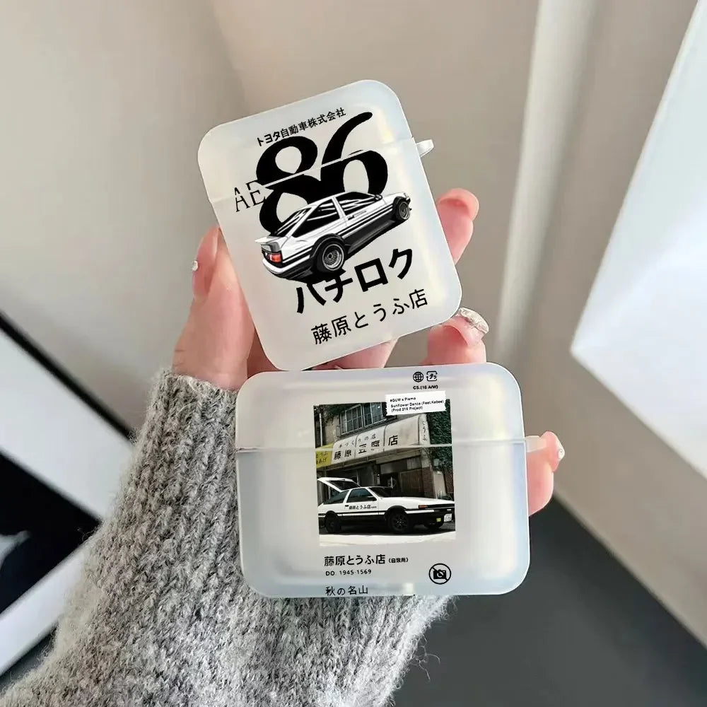 Fujiwara Takumi AE86 AirPods Case – Initial D Anime Protective Cover (1/2/3/Pro/4)