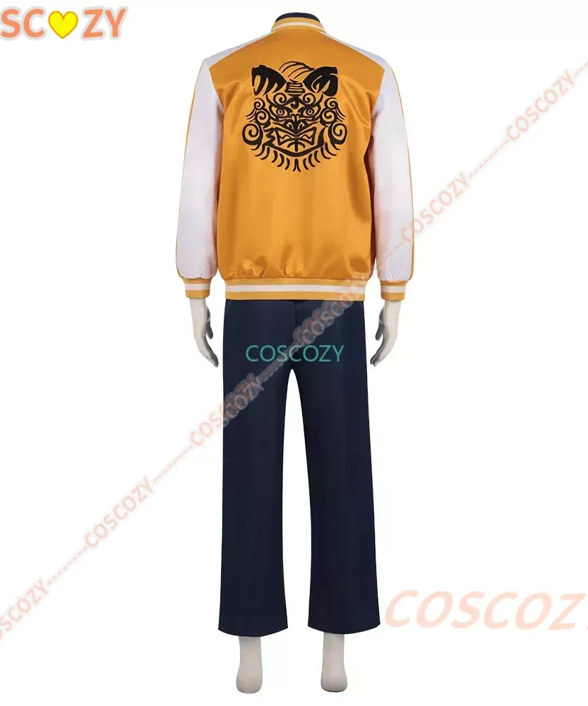 Wind Breaker Jo Togame Cosplay Set - Costume, Wig, Uniform, Glasses