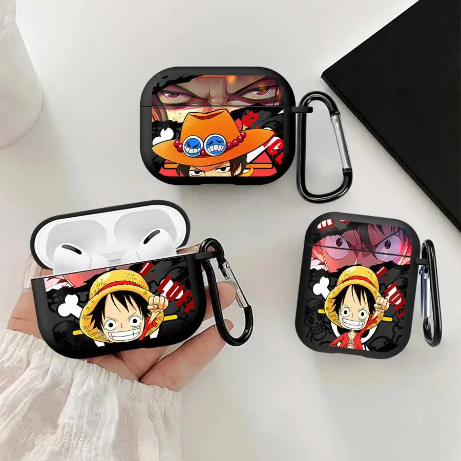 One Piece Luffy AirPods Case (AirPods 1 / 2 / 3 / Pro) — Anime Design