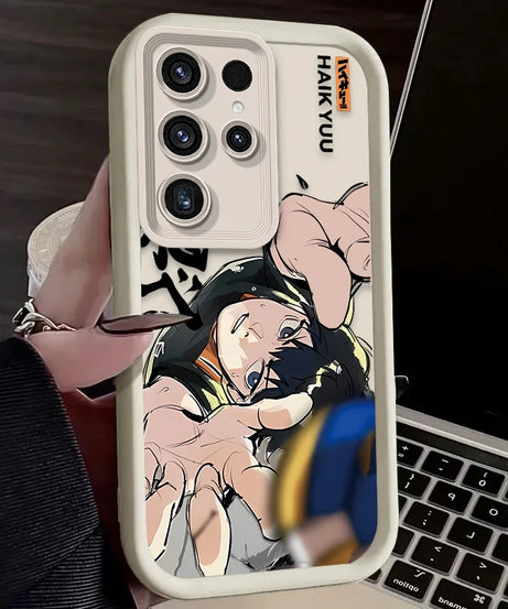 Anime Haikyuu Shoyo Hinata Case For Samsung Galaxy S24 S25 S23 Ultra S22 S21 Plus FE A36 A56 A26 A16 A06 A15 A25 A35 A55 5G Etui