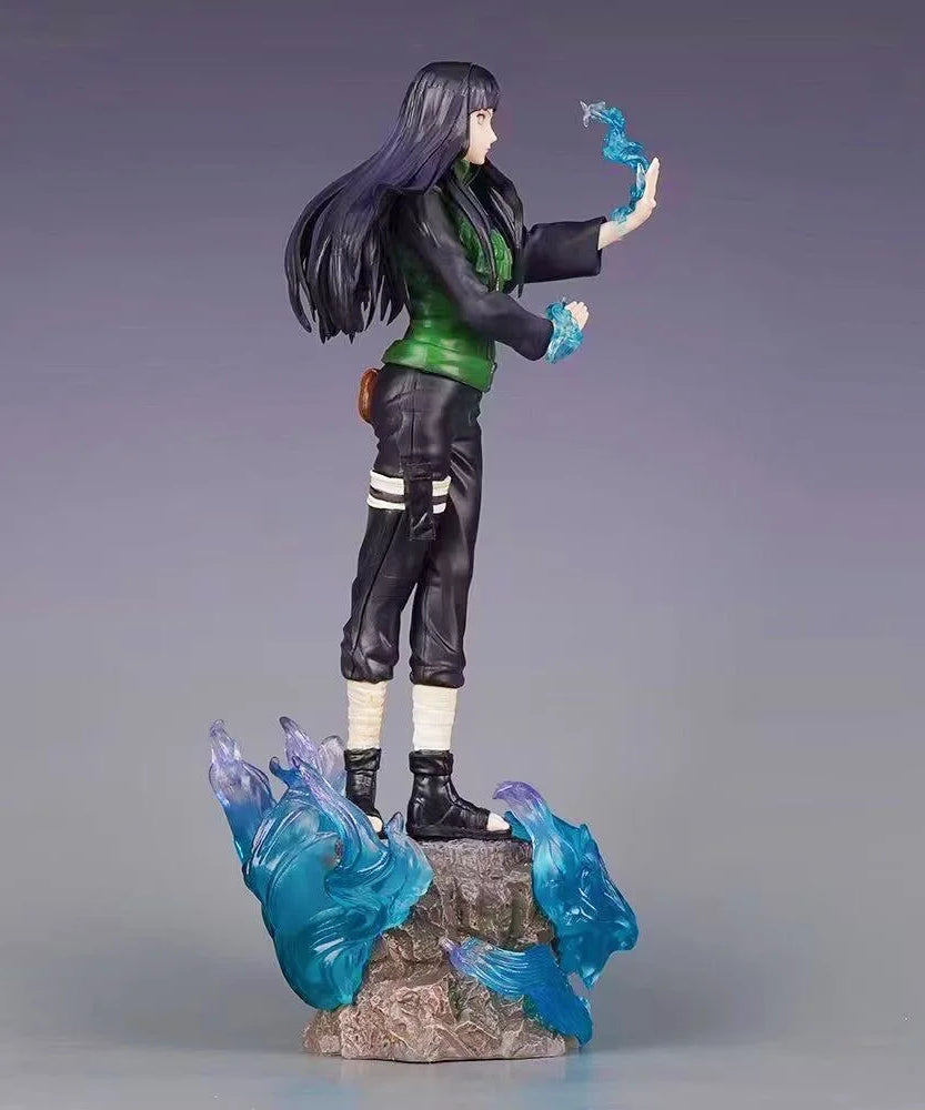34cm/13.39in Anime NARUTO Figure Hyuga Hinata Action Figures Pvc Statue Desktop Ornamen Collection Model Toys Gifts