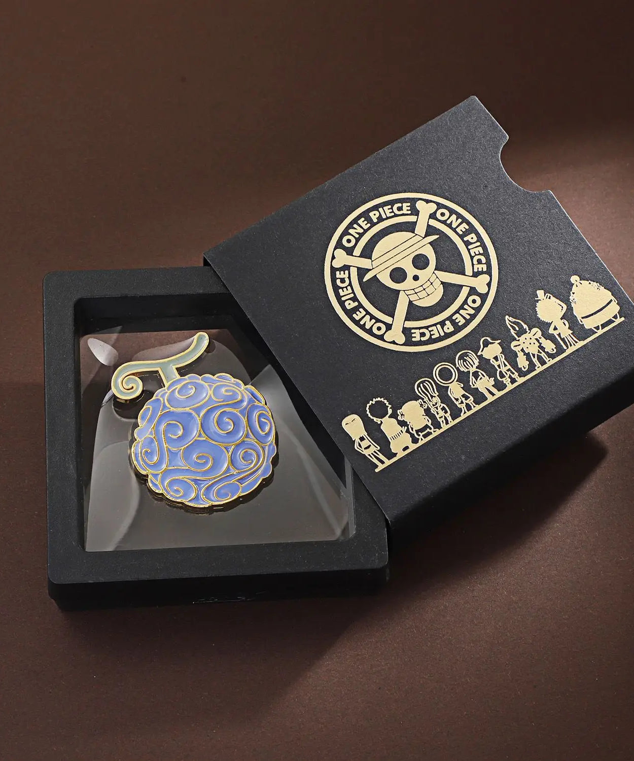 One Piece King Pin Straw Hat One Piece Team Metal Badge Backpack Ace Devil Fruit Medal Couple Luffy Brooch