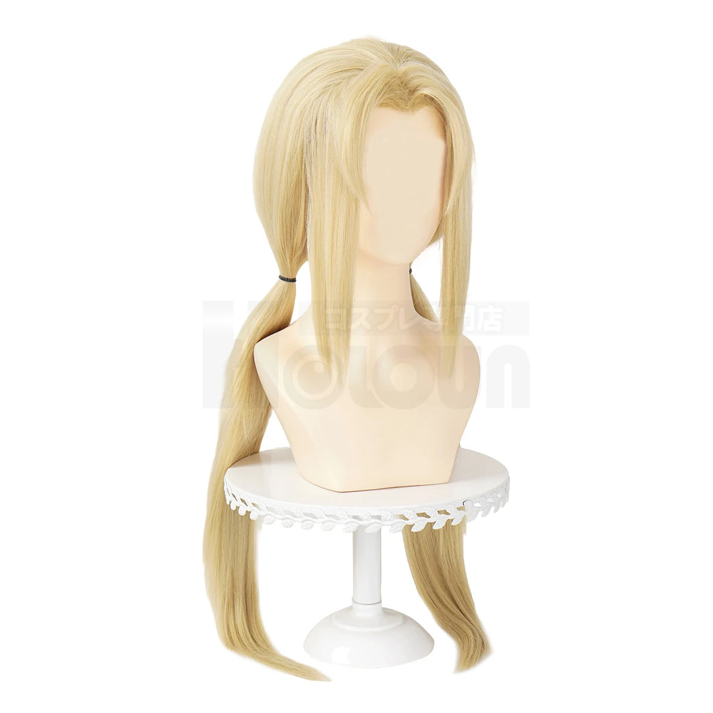 Anime Tsunade Cosplay Wig – Blonde Styled Synthetic Heat Resistant Wig with Wig Cap 3