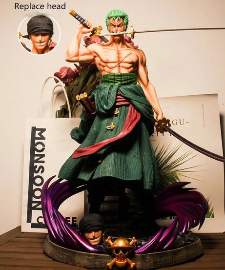 Anime One Piece 21CM Roronoa Dream Zoro Figure Collectible Figurine Model Cartoon Collection Toy Children Kids Boy Birthday Gift