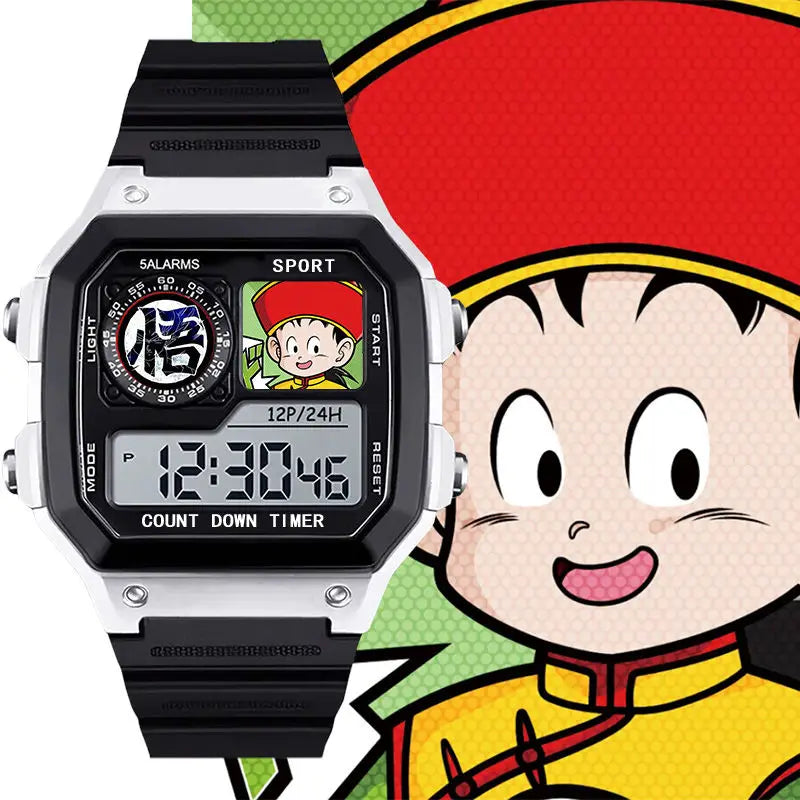 Goku Super Saiyan Kids Watch – Dragon Ball Waterproof Electronic Gift