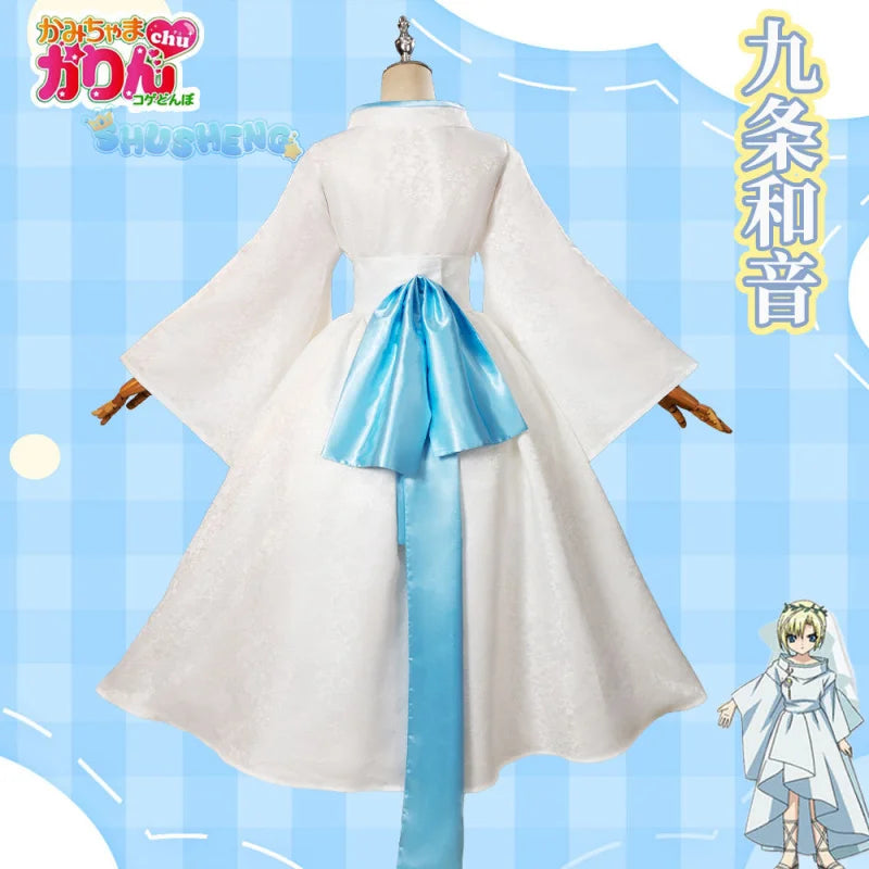 Anime Kamichama Karin Karin Cosplay Costume Jewelry Earrings Belt Halloween Party Cute Set for Men and Women