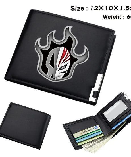 BLEACH Animation Derivative Purse Fold Short Wallet Portable Coin Purse