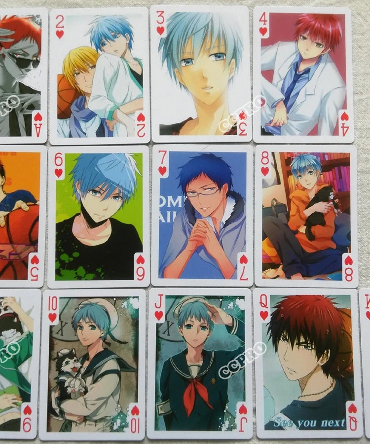 Anime Kuroko's Basketball Poker Cards Kuroko Tetsuya anime Accessories