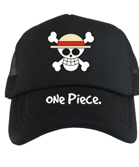 One Piece Creative Peripheral Hat Justice White Beard Luffy Anime Men and Women Sunshade Hats Duck Tongue Hat Mesh Hats