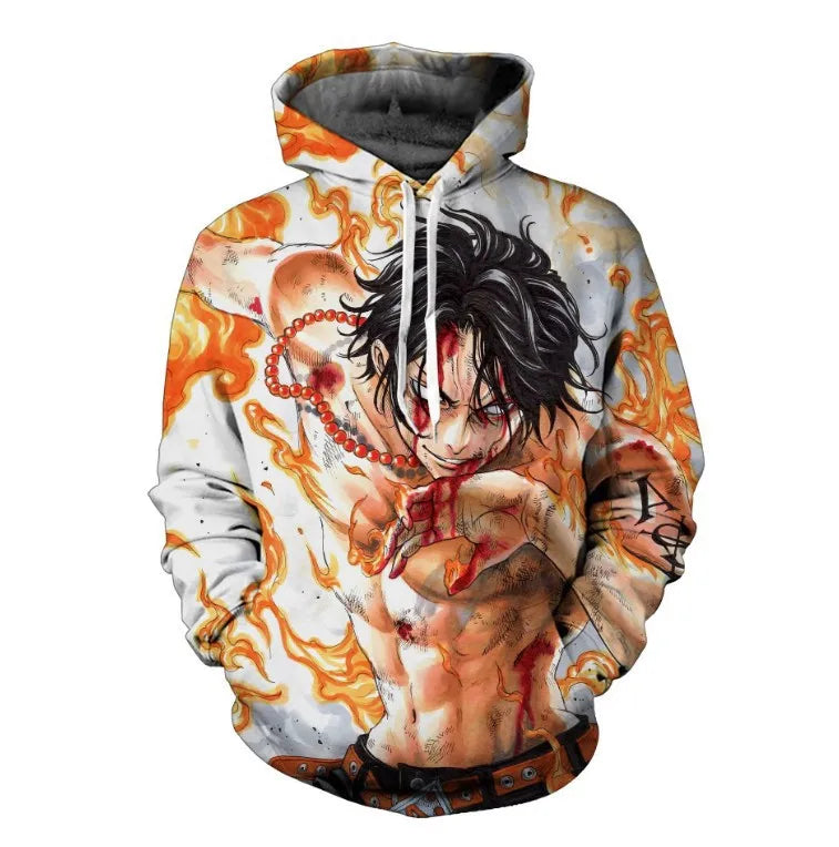 Anime One Piece Luffy Trafalgar D. Water Law Hoodie Cosplay Costume Long Sleeve Sweatshirt Sweater Zip Up Coat Jackets