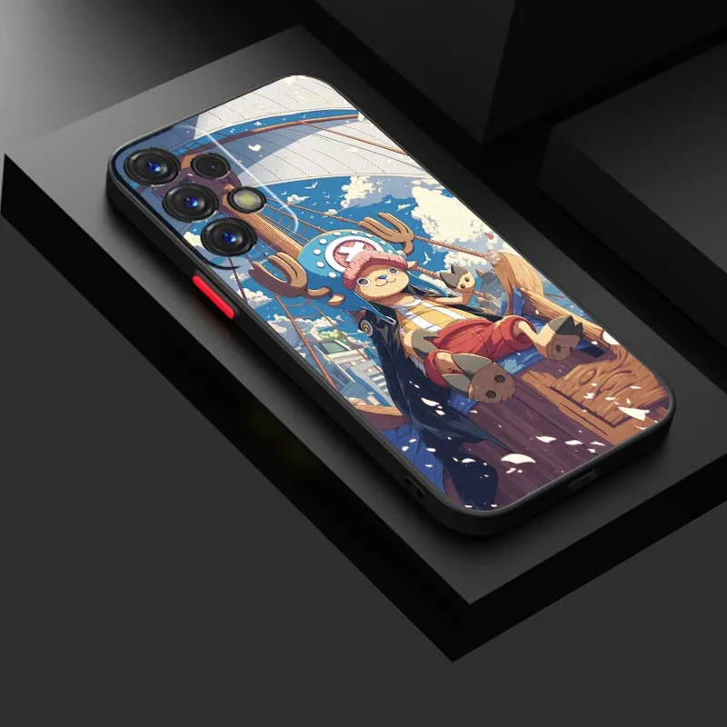 One Piece Frosted Translucent Case – Samsung A Series (A14–A73)