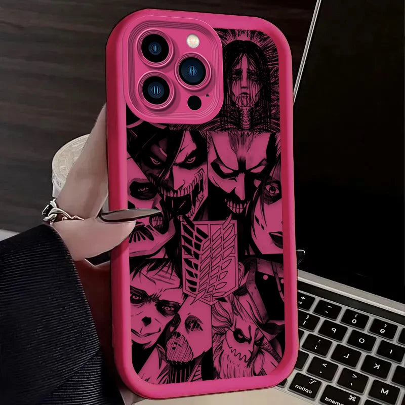 Attack on Titan Soft TPU iPhone Case – Wings of Freedom Shockproof Back Cover 8