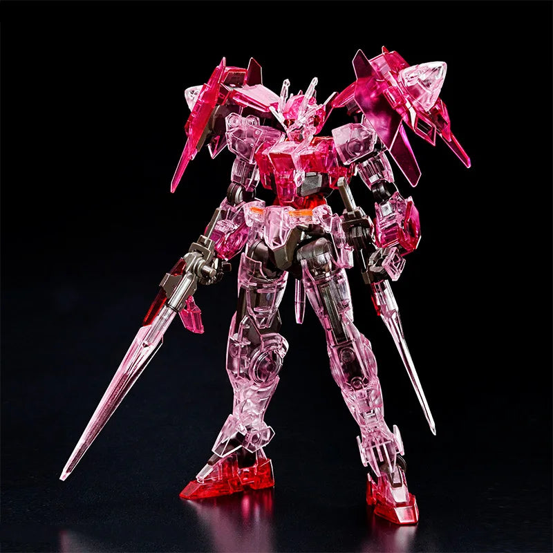 Stock HG 1/144 Original GUNDAM 00 DIVER TRANS-AM CLEAR BASE Aninm full Action Assembly Figure Model Toy Gifts for kids