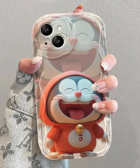Doraemon Wave Soft Case – Samsung Galaxy A Series (A14, A34, A23, A13, M14 & More)