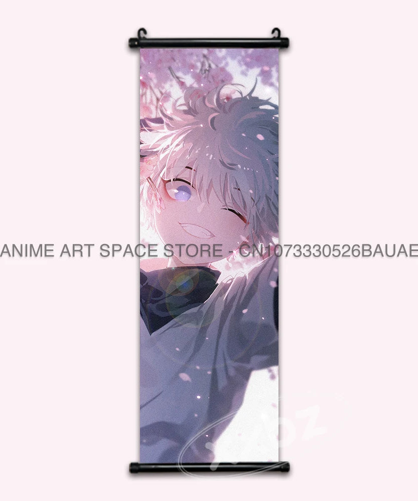 Hunter x Hunter Scroll Poster – Classic Anime Wall Art Canvas Decoration