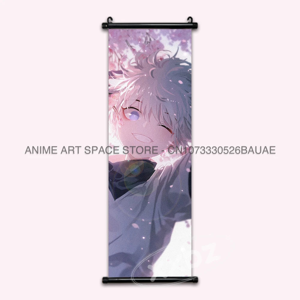 Hunter x Hunter Scroll Poster – Classic Anime Wall Art Canvas Decoration