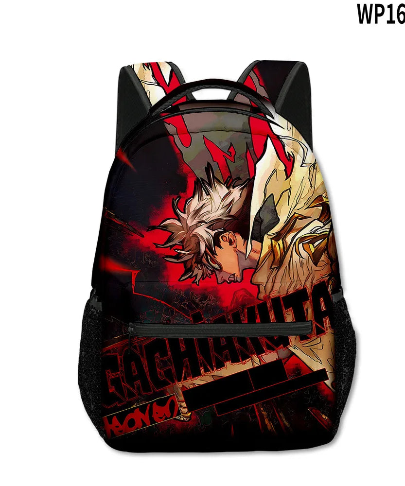 Trendy Popular Novelty Gachiakuta student Bookbag Notebook Backpacks 3D Print Oxford Waterproof Boys/Girls Travel Backpacks