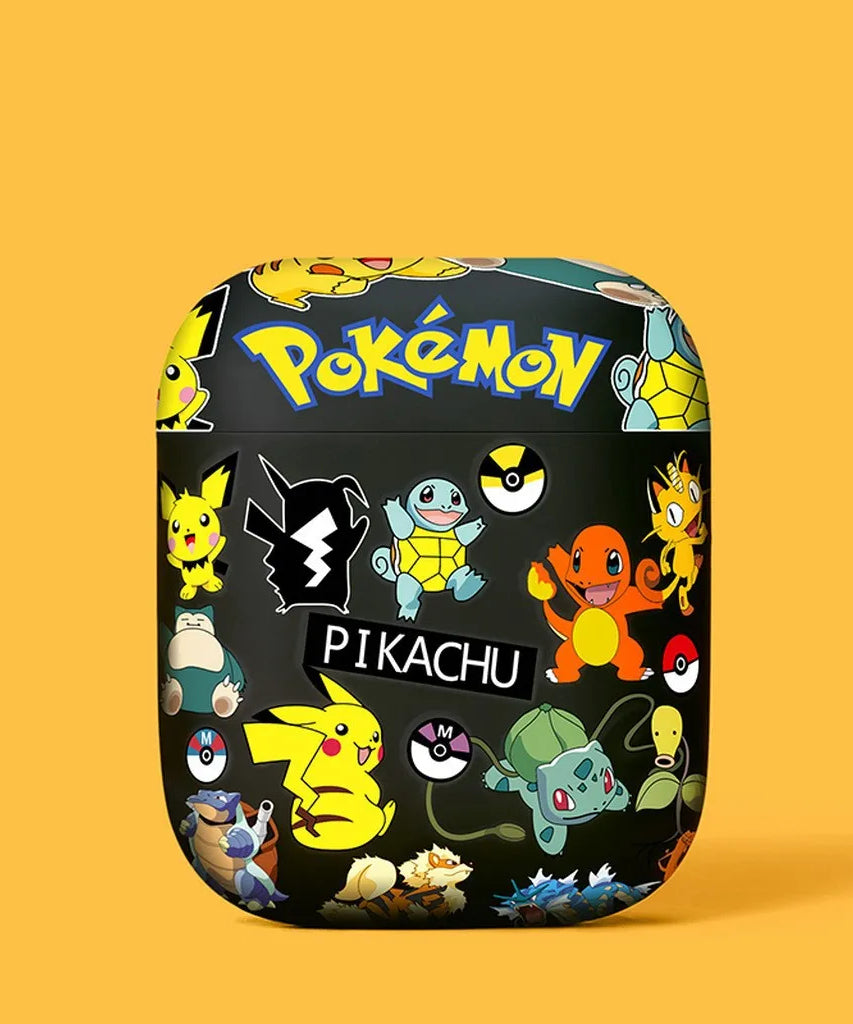 Anime Pokemon Cute Pikachu Earphone Case for Airpods 2 pro pro2 3rd 4 Cartoon Wireless Bluetooth Headphone Protective Cover