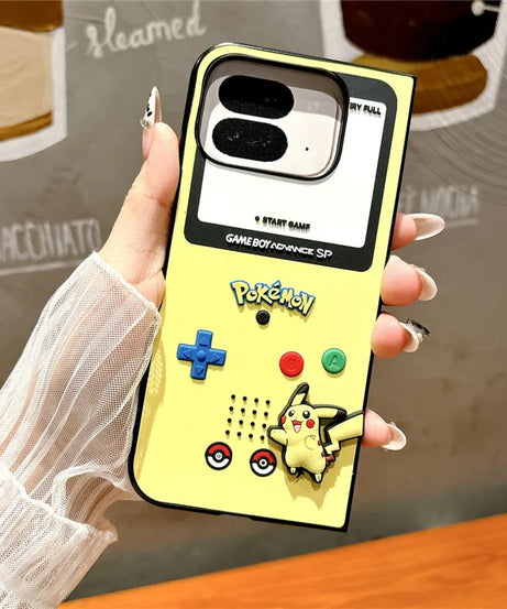 Pokémon Flip Case – Pikachu, Charmander & Squirtle | Google Pixel Fold Series