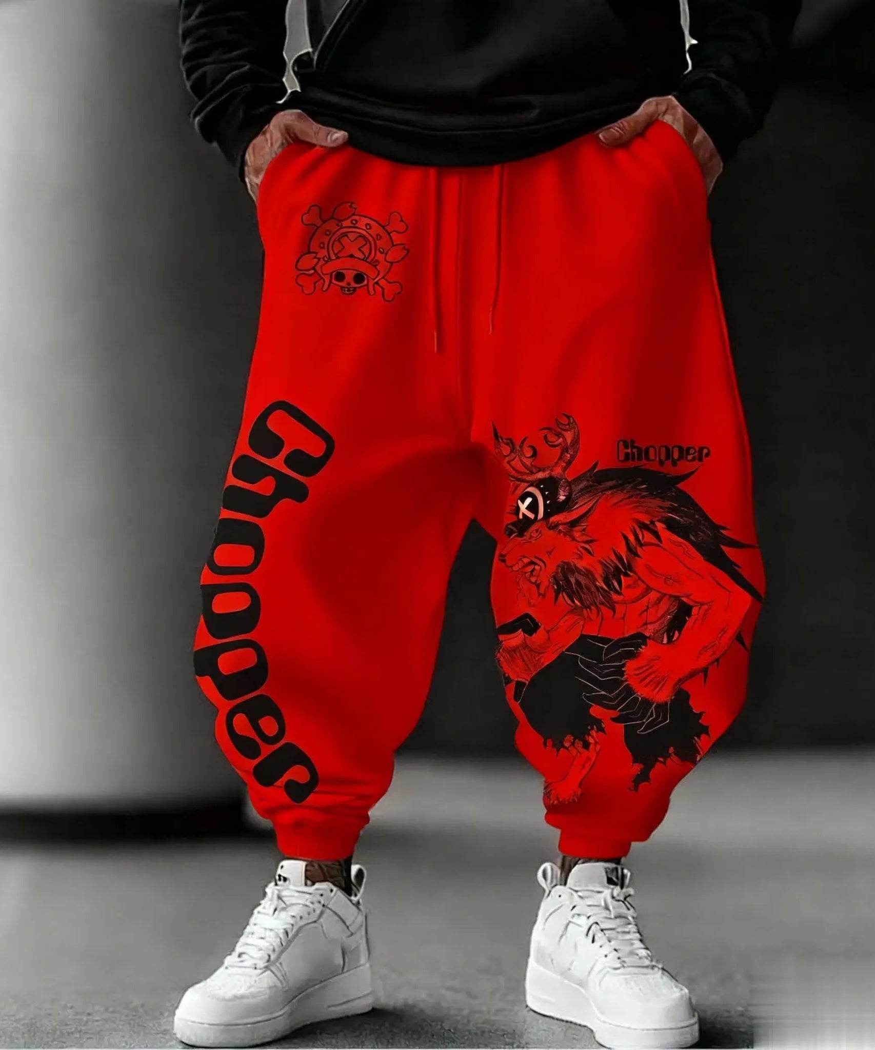 One Piece Tony Chopper Sweatpants Men's Sports Pants Joggers Casual Anime Print Streetwear Hip Hop Trousers New Autumn Winter