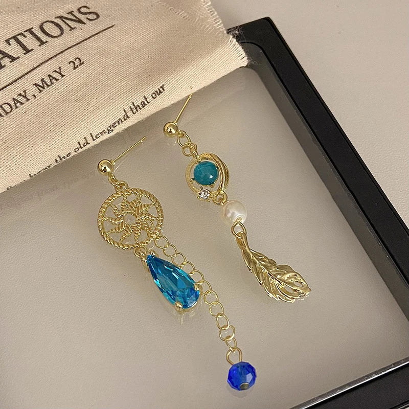 Game Genshin Impact Balladeer Wanderer Cosplay Pendant Ear Studs Scaramouche Kunikuzushi Earrings Women Eardrop Jewelry  Gifts