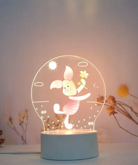 Winnie the Pooh animation peripheral 3D table lamp LED night light bedroom decoration lamp children's Christmas gift