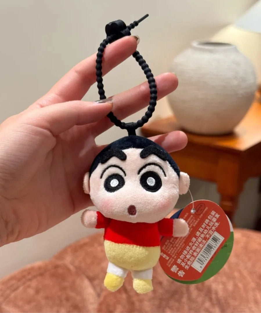 Cute Genuine Chef Series Crayon Shin-chan Plush Doll Keychain Bag Pendant Toy Gift