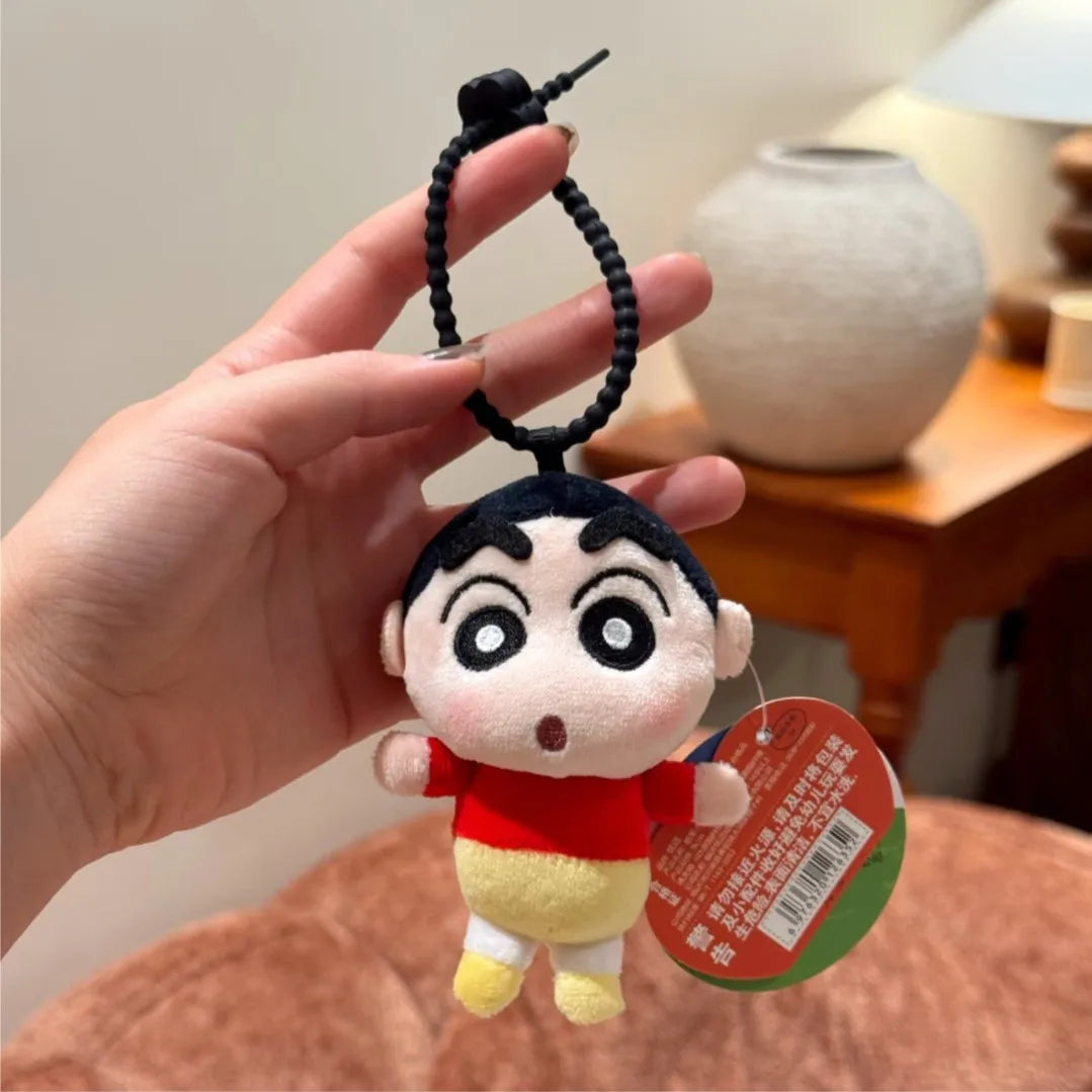 Cute Genuine Chef Series Crayon Shin-chan Plush Doll Keychain Bag Pendant Toy Gift
