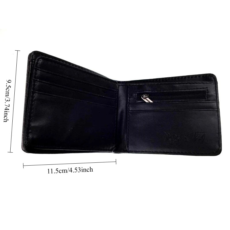 Dragon Ball Son Goku Turtle Wuzi Creative Embossed Short Wallet Coin Purse Student Fashion Personality Zero Wallets Card Wallet